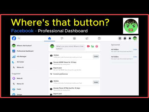 How to Open the Facebook Professional Dashboard