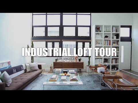 Los Angeles Industrial Loft Tour | Mid Century & Post Modern Design