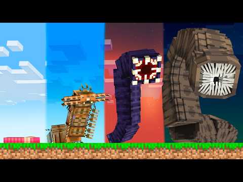 Upgrading Worm into a GOD in Minecraft