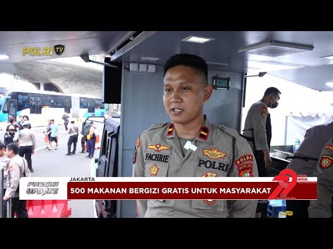 PRESISI UPDATE : SAMBUT HARI BHAYANGKARA, POLRI BAGIKAN MAKAN BERGIZI GRATIS DI CFD 22/06/2025 16.00