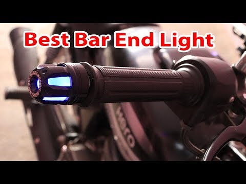Bar end lights for bike or scooty