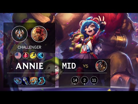 Annie Mid vs Twisted Fate - NA Challenger Patch 10.16