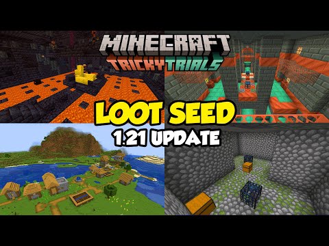 BEST OP Loot Survival/Hardcore/Speedrun Seed for Java 1.21 | Minecraft