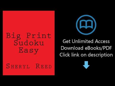 Download Big Print Sudoku Easy: Large Grid Sudoku Puzzles [P.D.F]