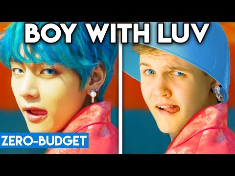 K-POP WITH ZERO BUDGET! (BTS ft Halsey - Boy With Luv)