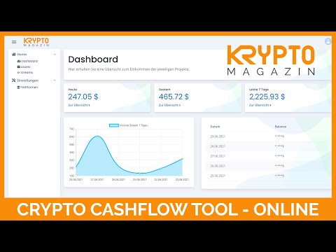 CRYPTO CASHFLOW TOOL - ONLINE