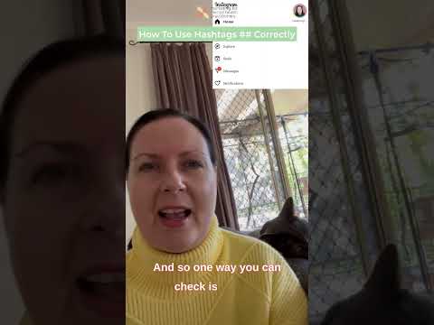 Using hashtags correctly