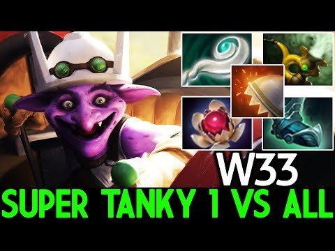 W33 [Timbersaw] Super Tanky Build 1 VS ALL Crazy Game 7.22 Dota 2