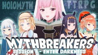 Thumbnail for 【MYTHBREAKERS SESSION 1】Enter DARKNESS. Because It's the World of DARKNESS... ye #hololiveEnglish
