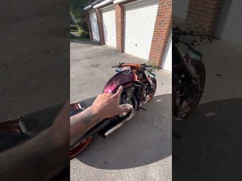 Part one of the 360 custom build. #motorcycles #harleydavidson #vrod