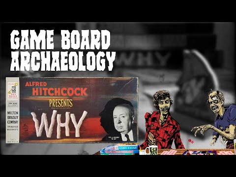 Game Board Archaeology #2 Alfred Hitchcock's WHY game from 1958