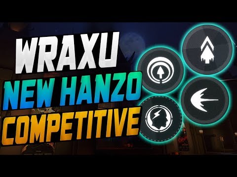 WRAXU DOMINATING AS NEW HANZO! NEW HANZO IN COMPETITIVE PLAYS MODE! [ OVERWATCH SEASON 10 TOP 500 ]