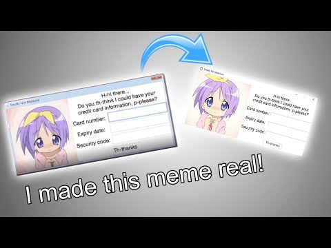 Turning the Tsukasa credit card scam into a real program