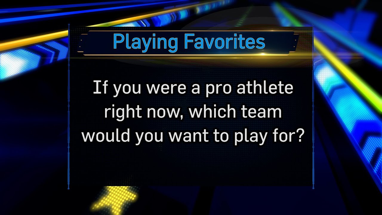 Playing Favorites: Pro Teams