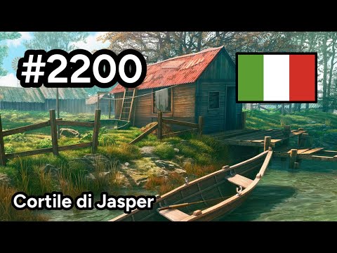 #2200 🇮🇹 (📕9-📄45-5) - Cortile di Jasper - June's Journey