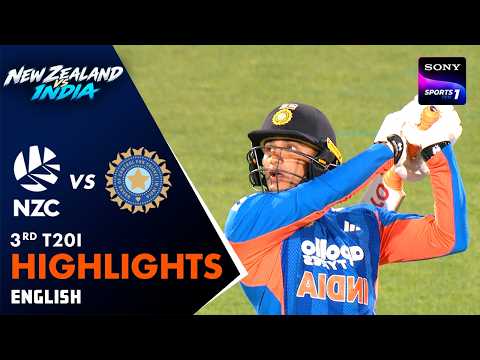 Abhishek's Lightning-Fast Century | 3rd T20I | English | Highlights | India Tour of New Zealand 2026