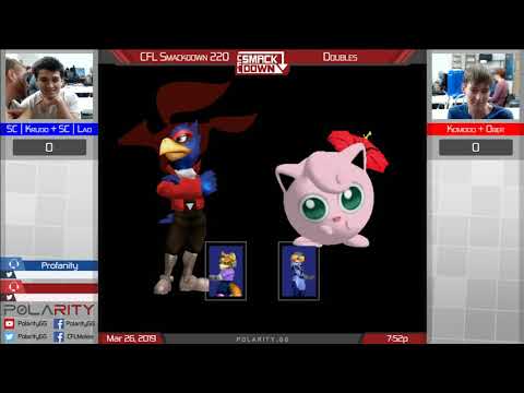 CFL Smackdown 220 Melee - Krudo + Lad vs Komodo + Ober - Doubles