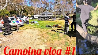 family camping vlog Victoria