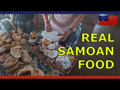 Samoa - What Locals Eat for Dinner! Authentic Samoan Food from the Market