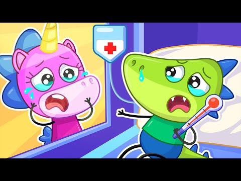 Baby Got Sick | Little Dinosaur Not Feeling Well🦖👨‍⚕️| Teeny Mimi 🦄
