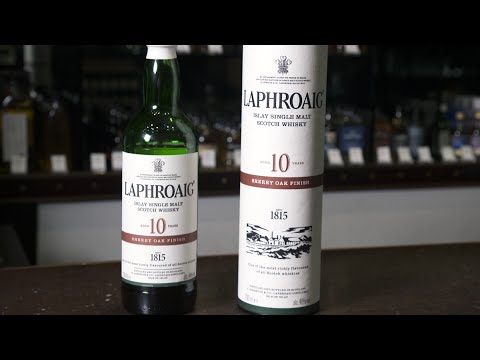 Laphroaig 10YO Sherry Oak, 48% - Whisky Wednesday.