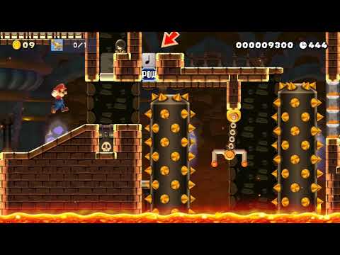Mario Maker 2 Level of the Week #2 3rd place: Boom-Boom's Contraptions