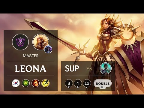 Leona Support vs Karma - KR Master Patch 9.19