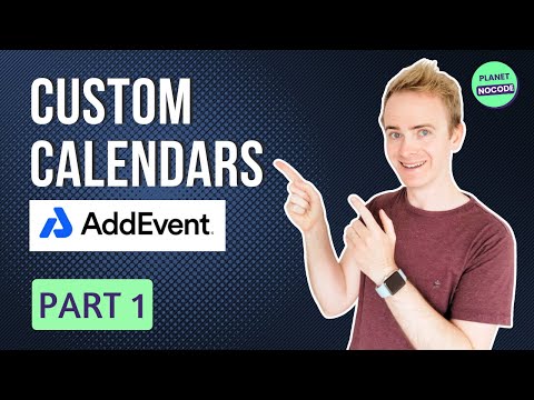 Beginner's Guide: Custom Calendars in Bubble.io | AddEvent Mini Series Part 1 thumbnail