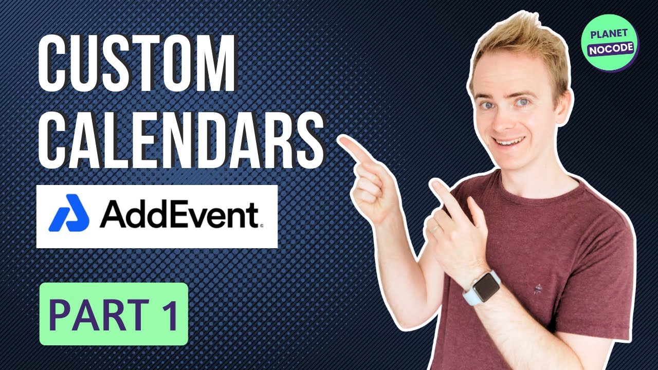 Beginner's Guide: Custom Calendars in Bubble.io | AddEvent Mini Series Part 1 thumbnail