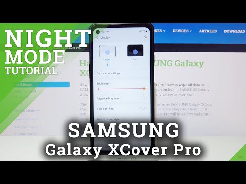 How to Enable Eye Comfort Mode in Samsung Galaxy XCover Pro – Visibility Enhancements