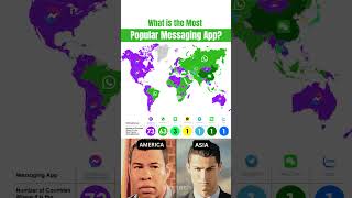Download lagu Most Popular Messaging App by Country 🌍📱 #whatsapp #wechat #messenger mp3