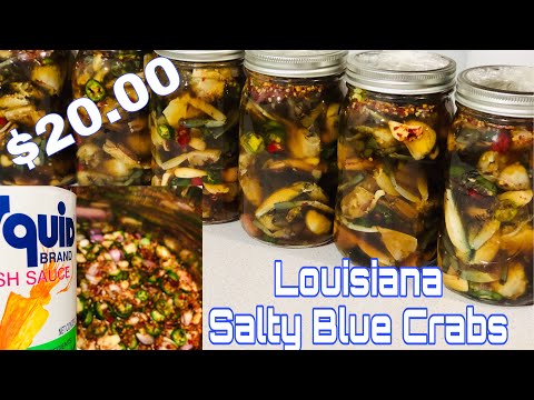 Freshly Made Louisiana Salty Blue Crabs មានលក់ក្ដាមប្រៃ