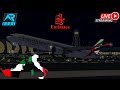 Real Flight Simulator Emirates B777 300ER Dubai OMDB Bologna LIPE