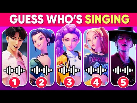 Guess Who's   Singing from Kpop Demon Hunters  Movie 2025 ~ Juni, Rumi, Mira, Joey, Gwi-Ma