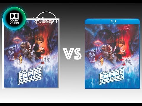 ▶ Comparison of Star Wars: Episode V - The Empire Strikes Back 4K Disney+ vs Blu-Ray Version