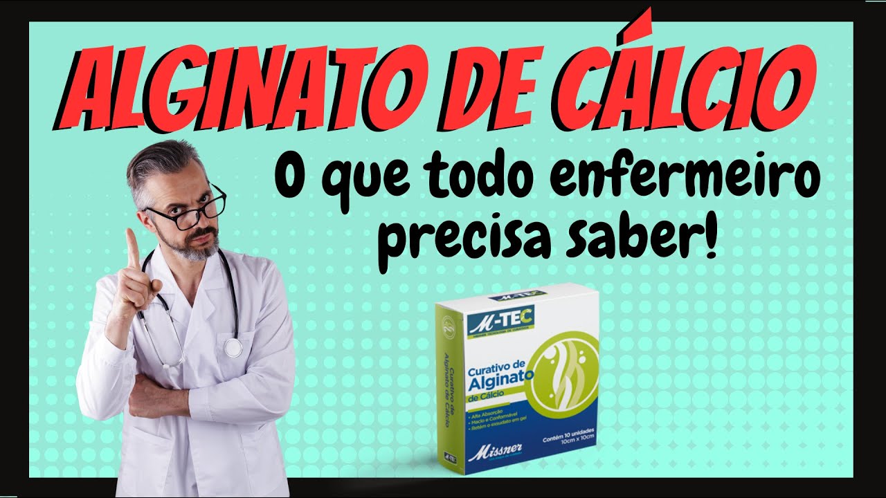 Alginato de Cálcio: O Segredo dos Enfermeiros Experientes! #curativos