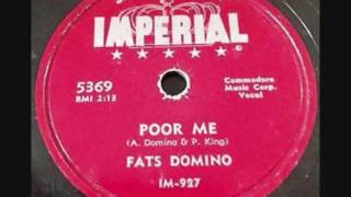 FATS DOMINO   Poor Me   78  1955