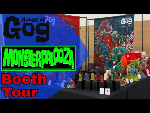 House of Gog Booth Tour | Monsterpalooza 2024 | Pascal Blanche & The Art of Skinner Statues