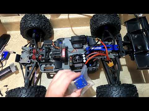Upgrading a Traxxas E-Revo 2.0 VXL Part 4 Spur Gear and Motor Fan
