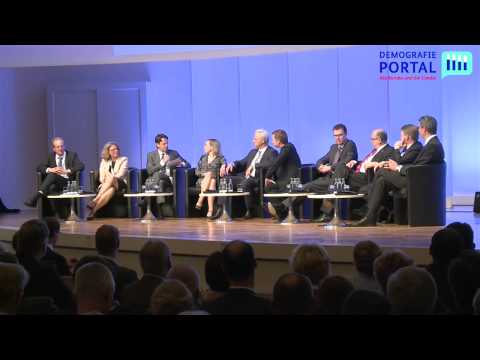 Demografiegipfel 2013 (Teil 3/8) - Erste Podiumsdiskussion