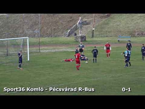 Sport36 Komló - Pécsvárad R-Bus Gólösszefoglaló