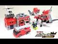 Fire Engine Fire Station And Dragon Combined Into A Robot Gigant Fire Braver