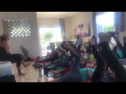 Supta Padangusthasana variation