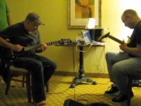 Paul Tauterouff and John Magee Hotel Room Blues Jam