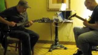 Paul Tauterouff and John Magee Hotel Room Blues Jam