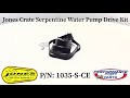 Jones SBC Serpentine Water Pump Pulley Kit (6000-7000 RPM)