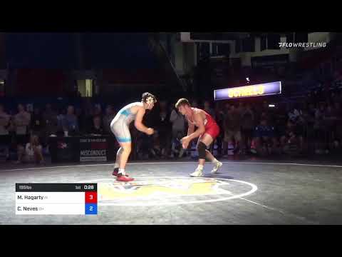 195 Lbs 3rd Place - McCrae Hagarty, Iowa Vs Carter Neves, Ohio 261b