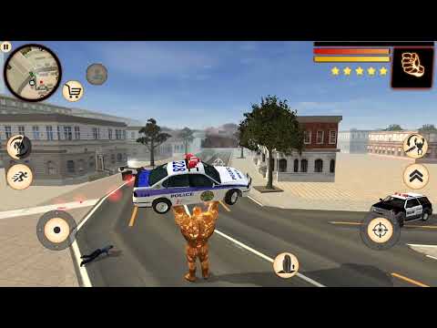 Ultimate Stone Giant Fight  vs US Police  Android Gameplay