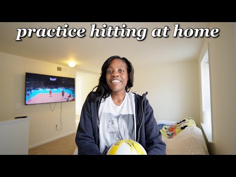 HOW TO PRACTICE HITTING AT HOME! A tutorial for volleyball players