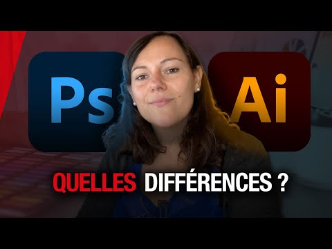 Quelles sont les différences entre photoshop et illustrator